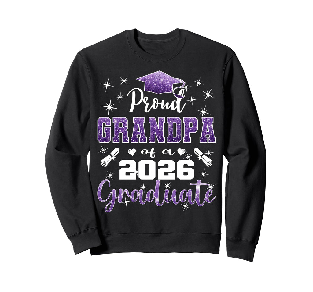 Super Proud Grandpa 2026 Graduate Sweatshirt - Minimalist Print Unisex - T-Shirt, Sweatshirt, Hoodie