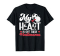 My Heart Is Out There Ball Mama T-Shirt - Casual Everyday Wear for Adults - T-Shirt, Sweatshirt, Hoodie