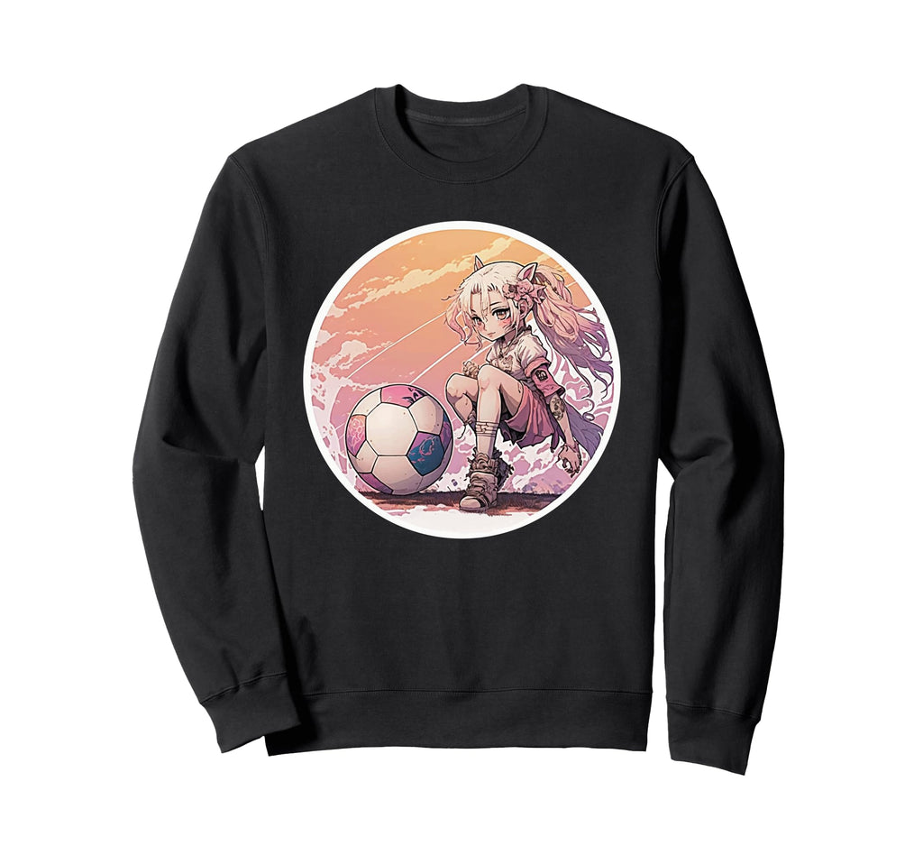 Soccer Anime Manga Soccer Outfit Sweatshirt - Minimalist Print for Adults - T-Shirt, Sweatshirt, Hoodie