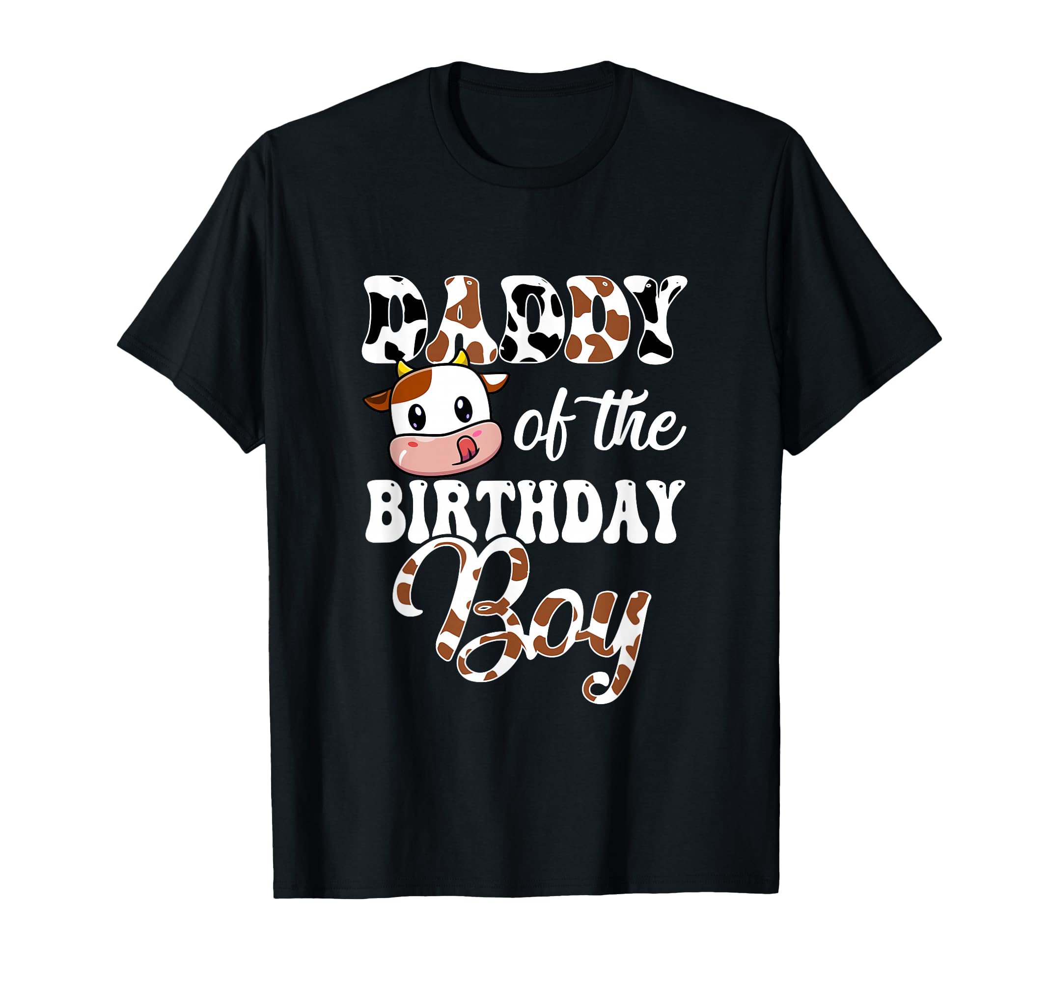 Daddy Birthday Cow Farm 1St T-Shirt - Casual Everyday Wear for Adults - T-Shirt, Sweatshirt, Hoodie