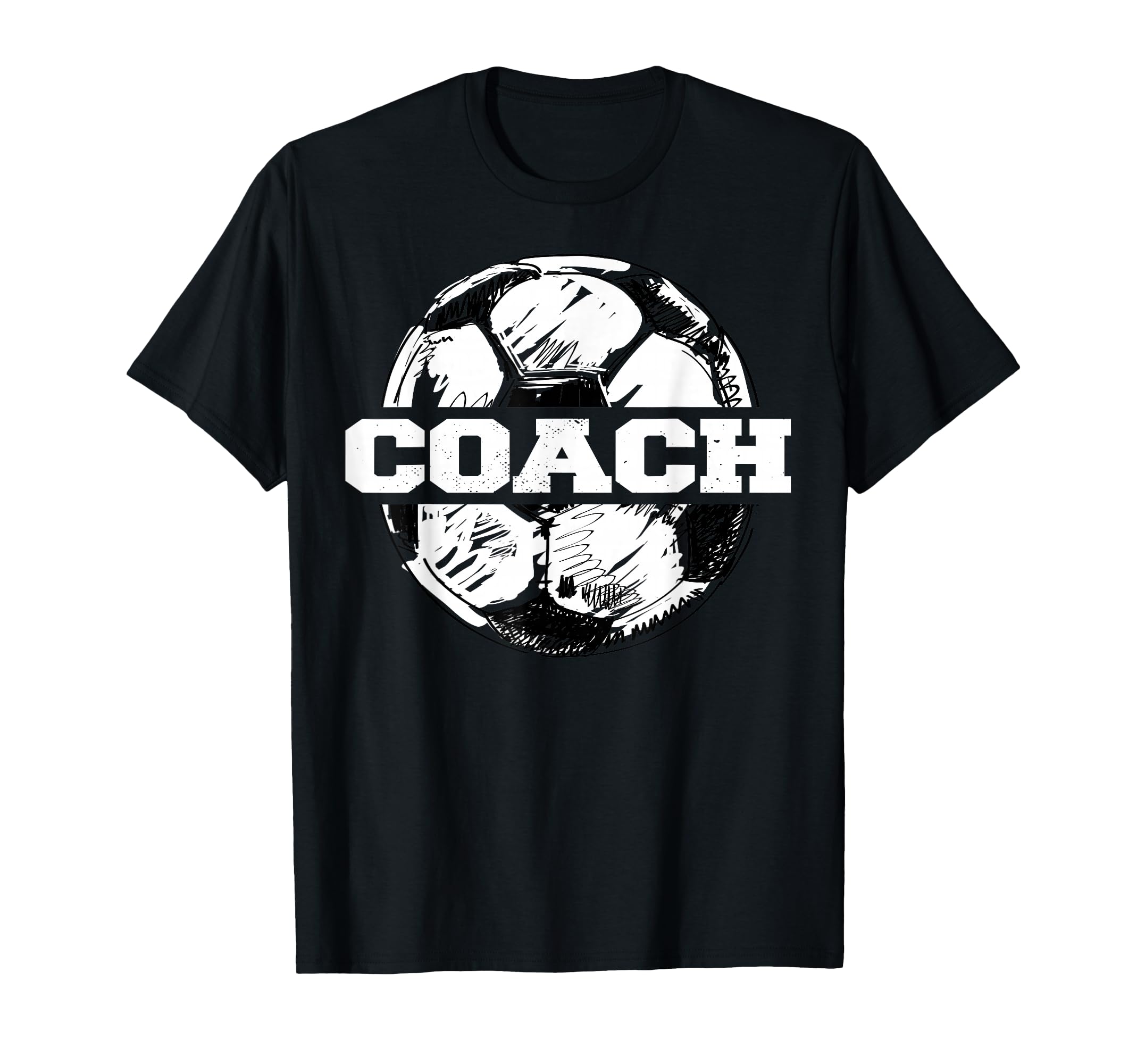 Soccer Coach Soccer Ball Split Funny Soccer T-Shirt - Graphic Print Unisex - T-Shirt, Sweatshirt, Hoodie
