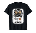 Mom Both Football And Soccer Mom Messy T-Shirt - Trendy Graphic for Adults - T-Shirt, Sweatshirt, Hoodie