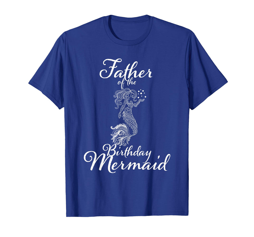 Father Birthday Mermaid Daughter T-Shirt - Minimalist Print Unisex - T-Shirt, Sweatshirt, Hoodie