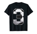 Soccer Third 3Rd Birthday Two 3 Years T-Shirt - Graphic Print for Adults - T-Shirt, Sweatshirt, Hoodie