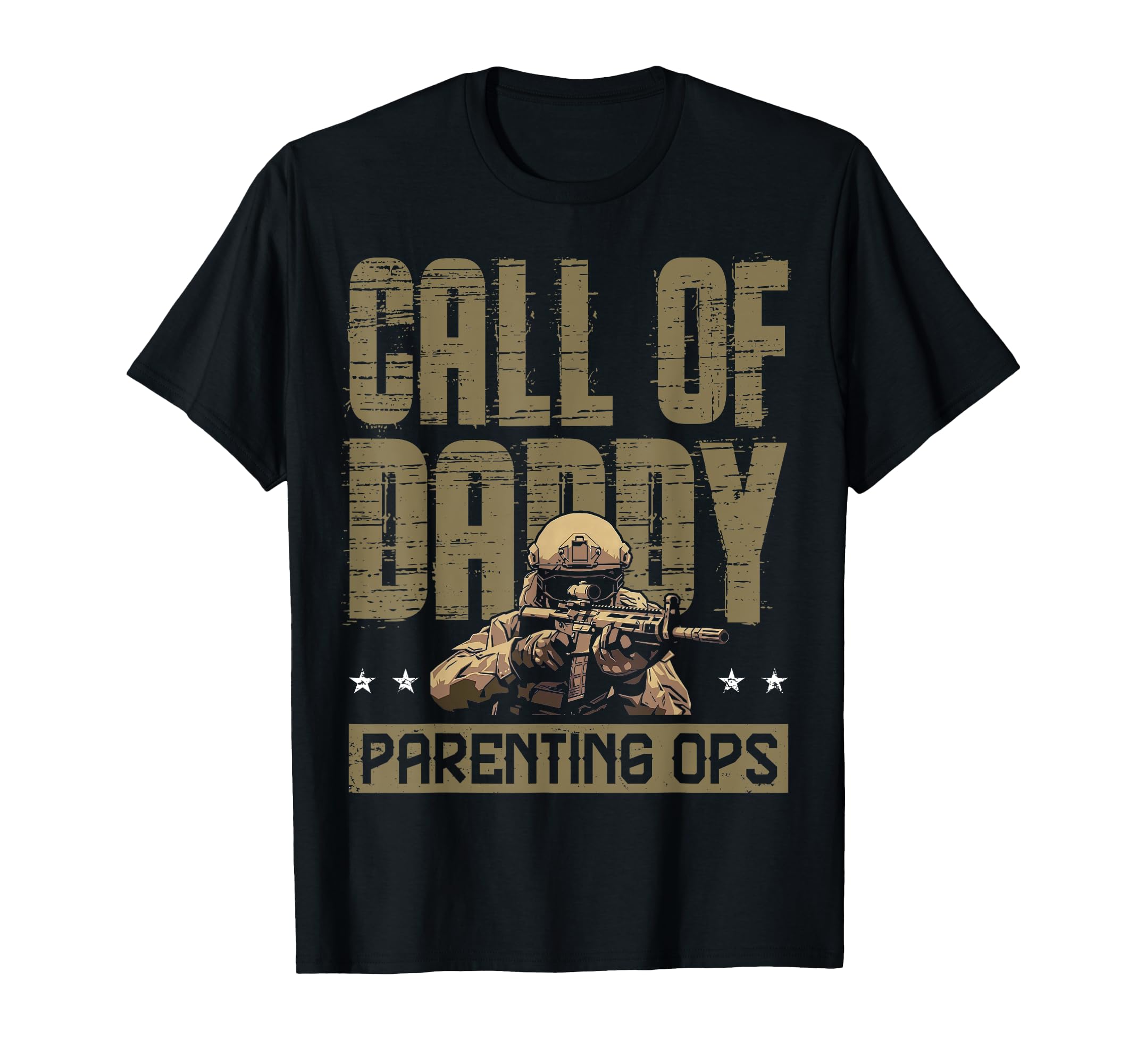 Call Daddy Parenting Ops Gamer Dads T-Shirt - Casual Everyday Wear Unisex - T-Shirt, Sweatshirt, Hoodie