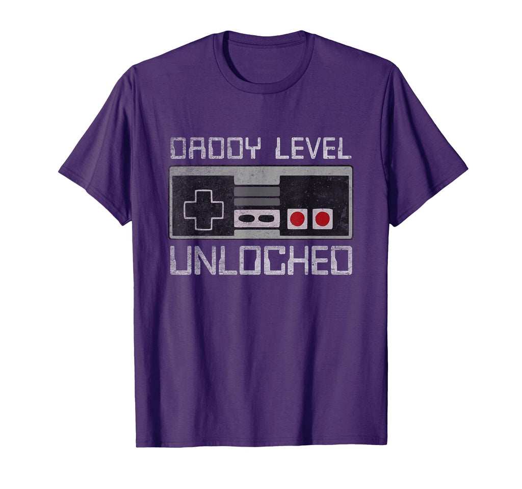 Daddy Level Unlocked First Time Future T-Shirt - Unique Graphic Men Women - T-Shirt, Sweatshirt, Hoodie