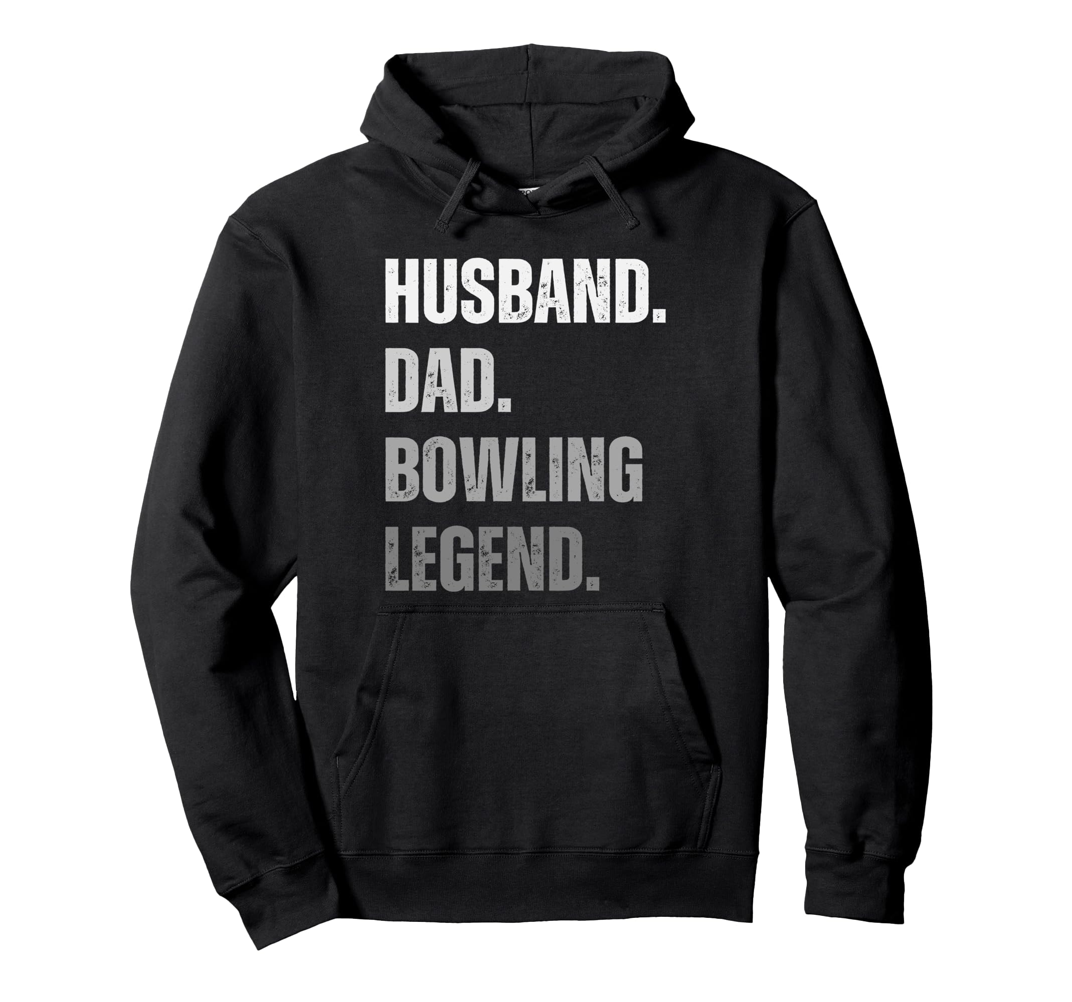 Husband Dad Bowling Legend Bowling Funny Hoodie - Custom Art Print Unisex - T-Shirt, Sweatshirt, Hoodie