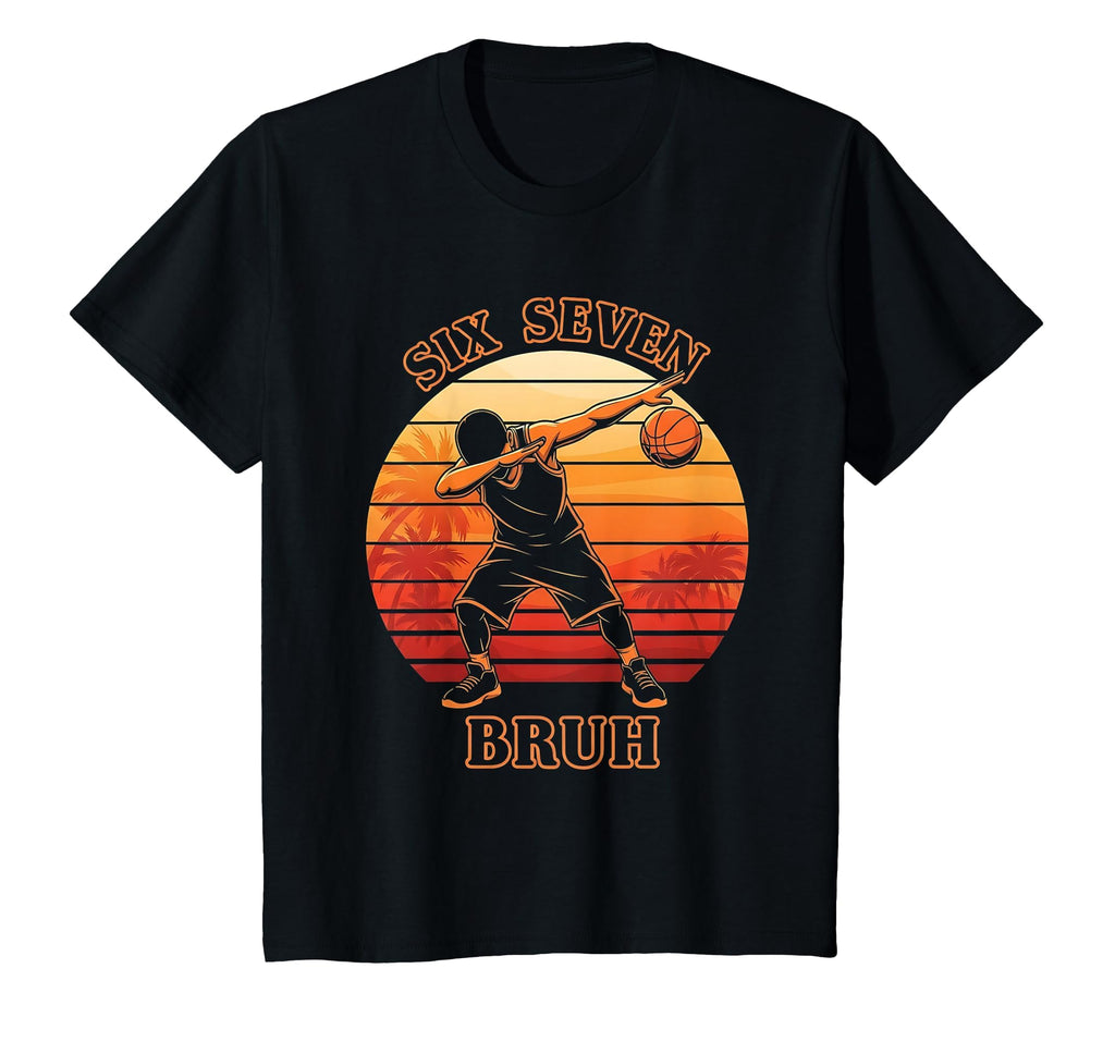 Dabbing Basketball Ball 67 Meme T-Shirt - Fun Novelty Design for Adults - T-Shirt, Sweatshirt, Hoodie