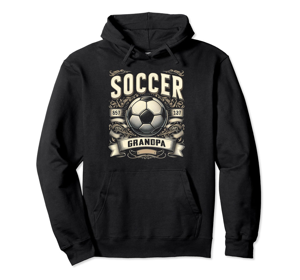 Soccer Grandpa Fathers Day Gift Hoodie - Minimalist Print for Adults - T-Shirt, Sweatshirt, Hoodie