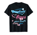 Mens Baseball Or Bows Your Dad Loves T-Shirt - Graphic Print for Adults - T-Shirt, Sweatshirt, Hoodie