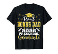 Proud Bonus Dad Preschool Graduate 2026 T-Shirt - Aesthetic Graphic Unisex - T-Shirt, Sweatshirt, Hoodie