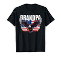 Grandpa Usa Flag Eagle Patriotic 4Th T-Shirt - Trendy Graphic Men Women - T-Shirt, Sweatshirt, Hoodie