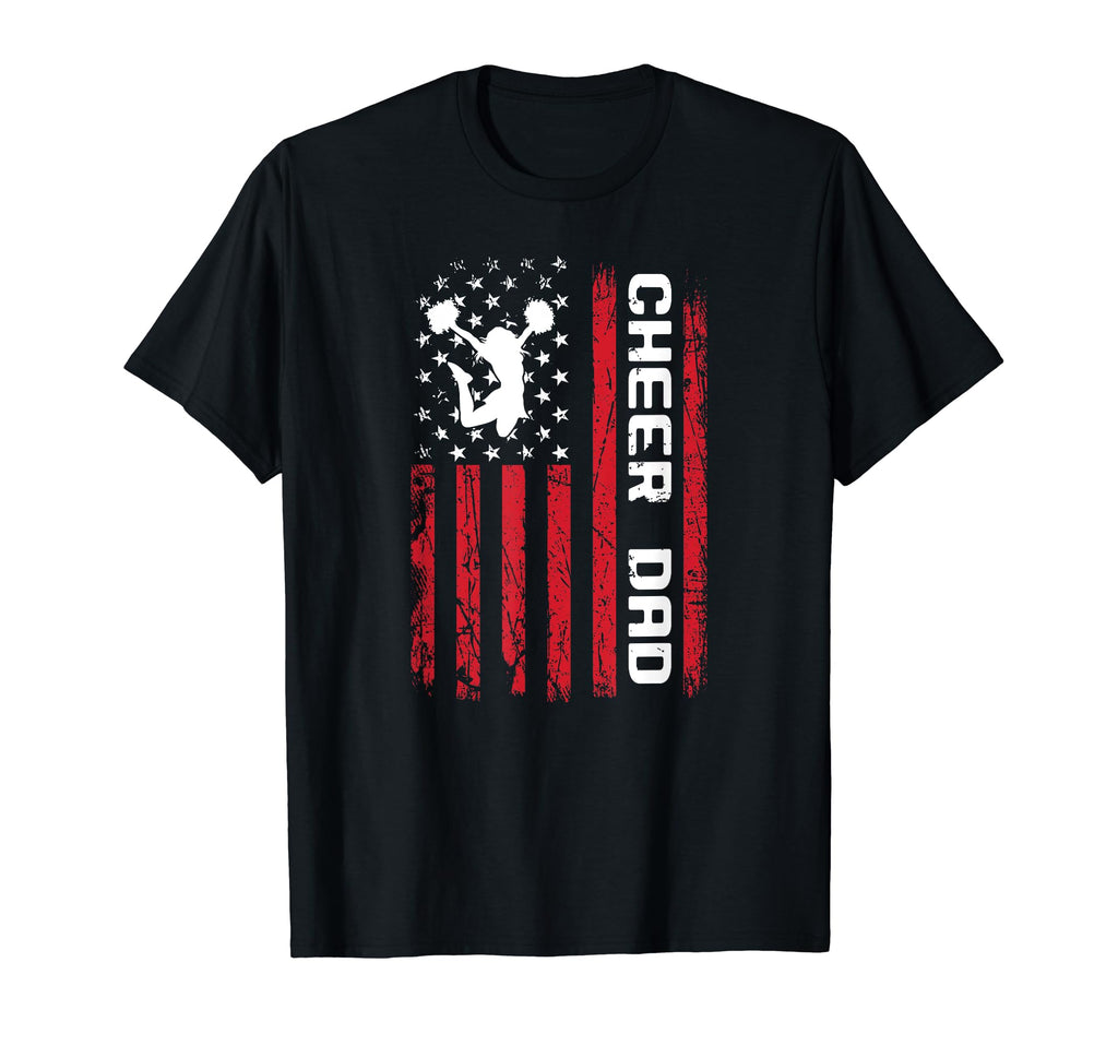 Mens 4Th July Us Flag Cheer Dad Fathers T-Shirt - Streetwear Style Unisex - T-Shirt, Sweatshirt, Hoodie