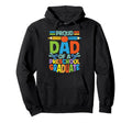 Proud Dad Preschool Graduate School Hoodie - Fun Novelty Design Men Women - T-Shirt, Sweatshirt, Hoodie