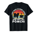 Coffee And Pomchi Pom Chi Dog Mom Dad T-Shirt - Unique Graphic Men Women - T-Shirt, Sweatshirt, Hoodie
