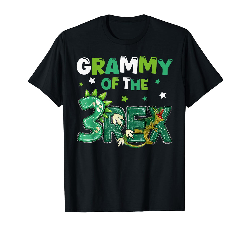 Grammy Three Rex Birthday Dinosaur T-Shirt - Fun Novelty Design Unisex - T-Shirt, Sweatshirt, Hoodie
