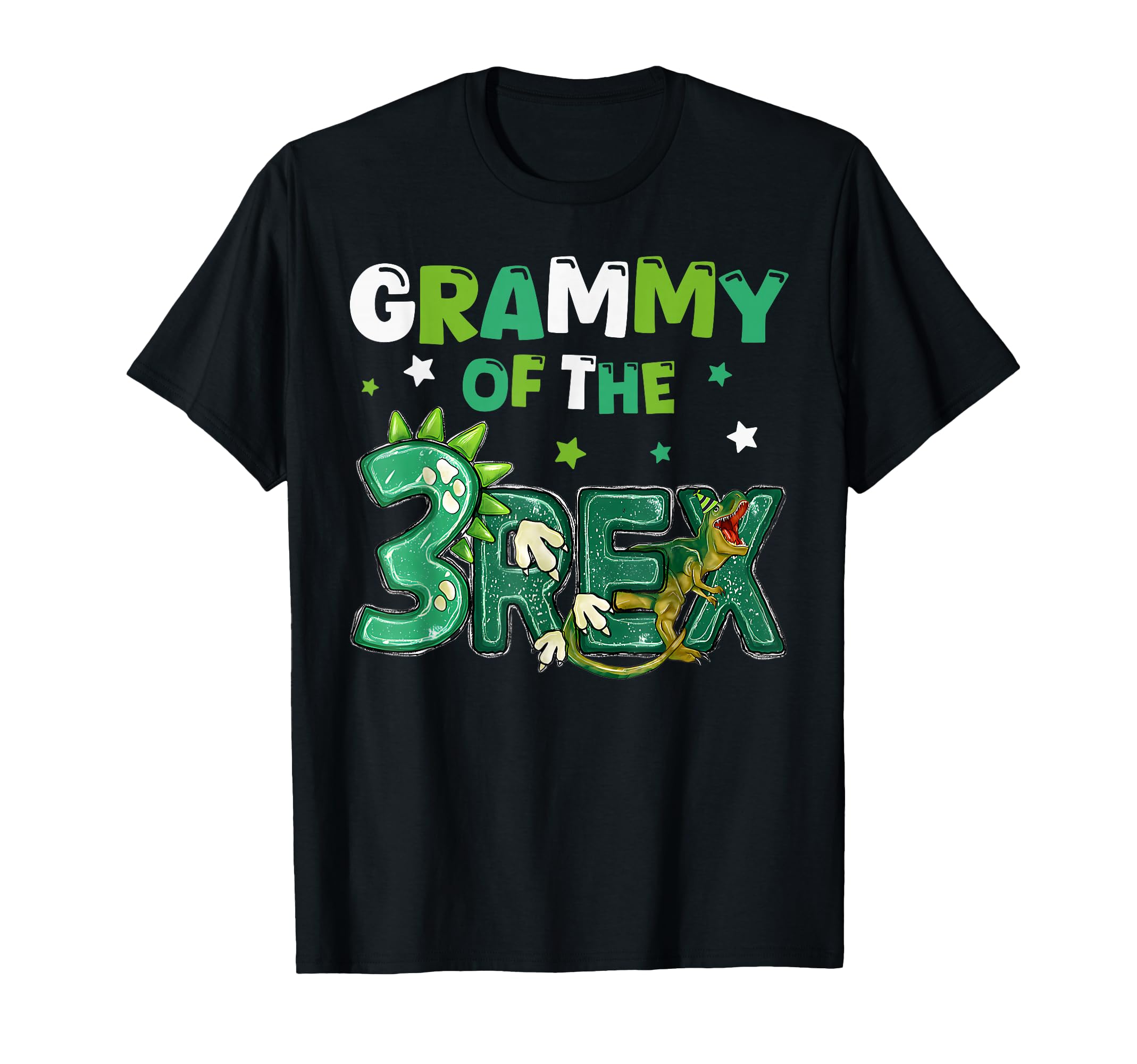 Grammy Three Rex Birthday Dinosaur T-Shirt - Fun Novelty Design Unisex - T-Shirt, Sweatshirt, Hoodie