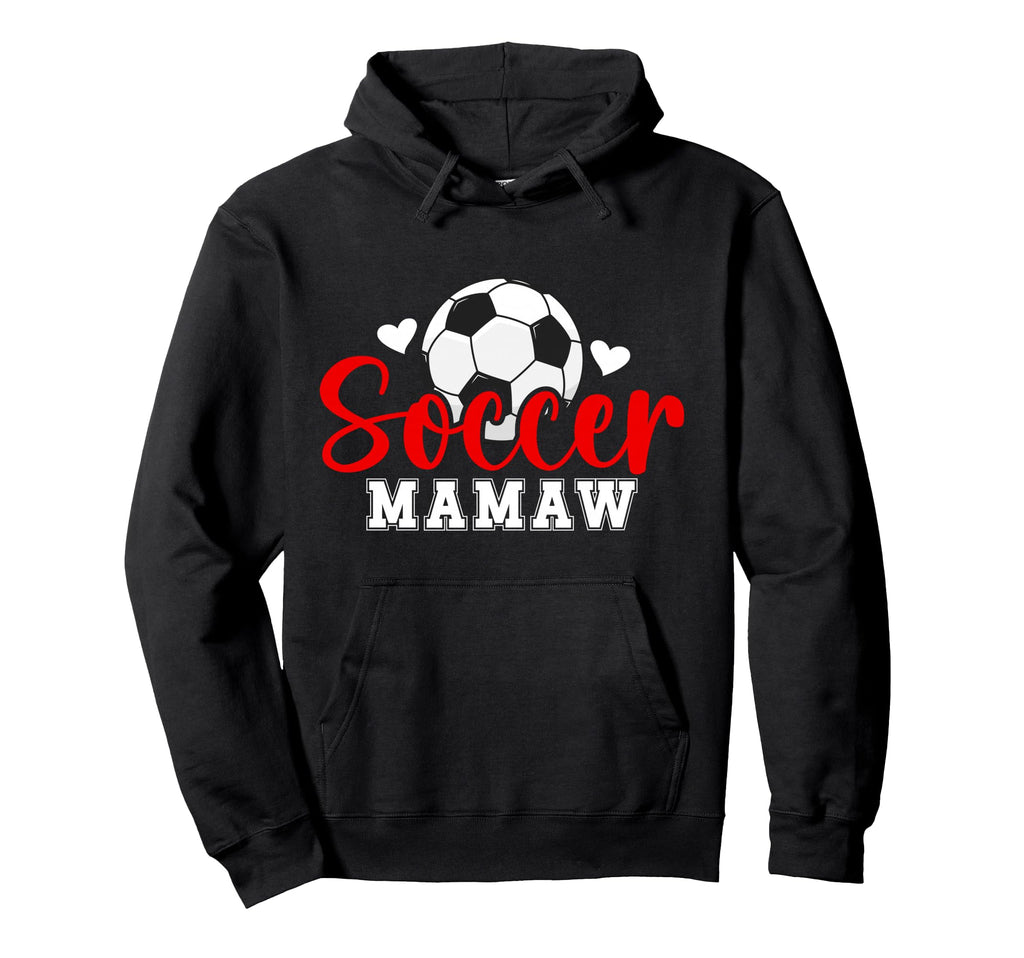 Soccer Mamaw Grandma Mamaw Soccer Player Hoodie - Minimalist Print Unisex - T-Shirt, Sweatshirt, Hoodie