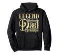 Fathers Day Dad Legend Legend Husband Dad Hoodie - Unique Graphic Unisex - T-Shirt, Sweatshirt, Hoodie