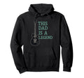 This Dad Is Legend Fathers Day Guitarist Hoodie - Unique Graphic Unisex - T-Shirt, Sweatshirt, Hoodie