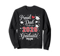 Proud Dad Class 2026 Graduate Sweatshirt - Custom Art Print for Adults - T-Shirt, Sweatshirt, Hoodie