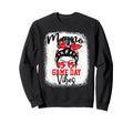 Soccer Momo Bleached Bun Mothers Sweatshirt - Novelty Apparel Men Women - T-Shirt, Sweatshirt, Hoodie