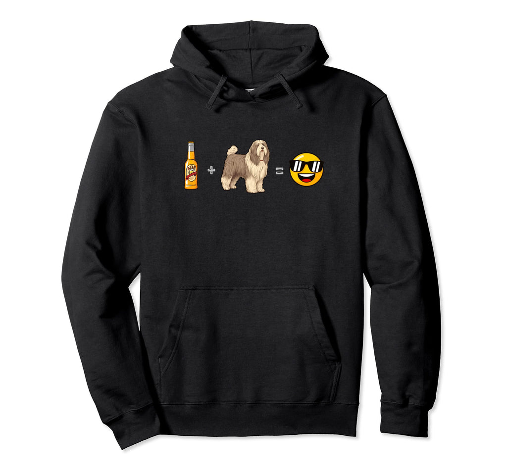 Bearded Collie Beer Dog Dad Happy Pet Hoodie - Streetwear Style for Adults - T-Shirt, Sweatshirt, Hoodie
