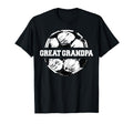 Soccer Great Grandpa Soccer Ball Split T-Shirt - Trendy Graphic Unisex - T-Shirt, Sweatshirt, Hoodie