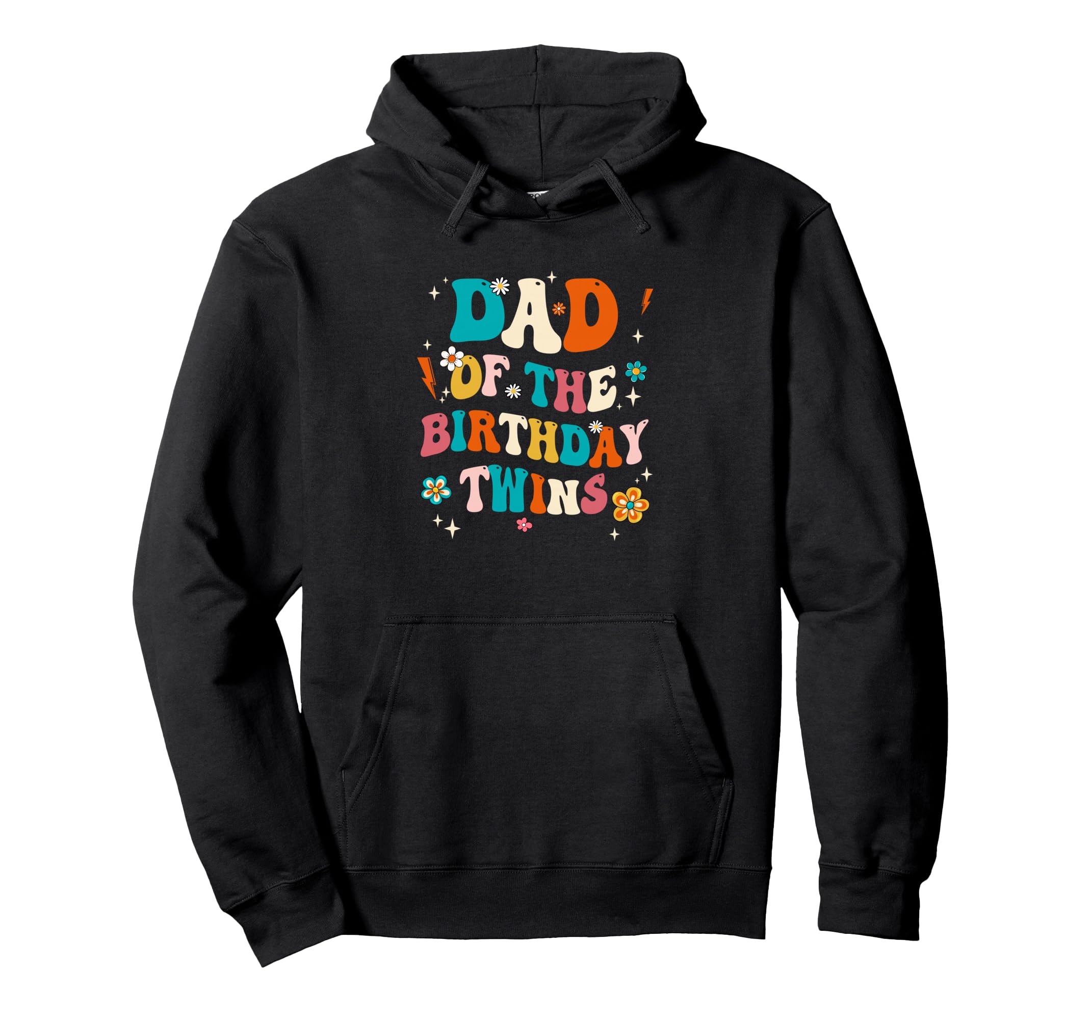 Dad Birthday Twins Party Bday Hoodie - Unique Graphic for Adults - T-Shirt, Sweatshirt, Hoodie