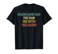 Board Game Dad Myth Legend T-Shirt - Aesthetic Graphic for Adults - T-Shirt, Sweatshirt, Hoodie