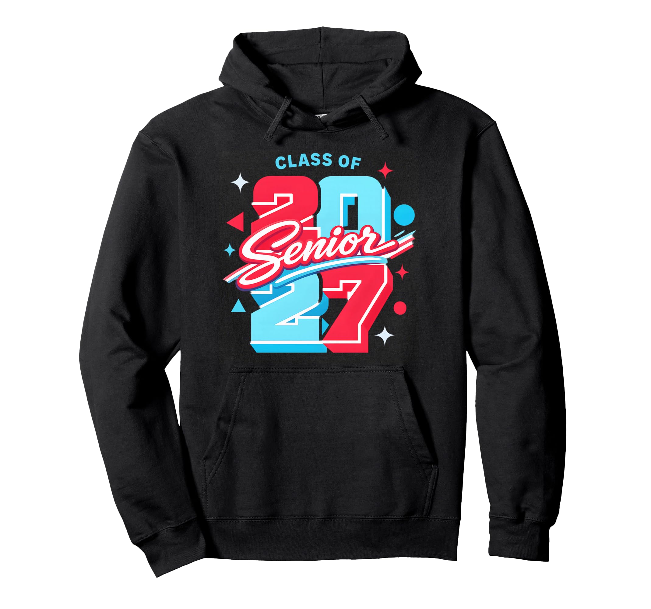 Senior Mom Graduation Class 2027 Hoodie - Custom Art Print for Adults - T-Shirt, Sweatshirt, Hoodie