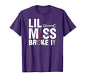 Father Daughter Lil Miss Broke It Part 2 T-Shirt - Custom Art Print Unisex - T-Shirt, Sweatshirt, Hoodie