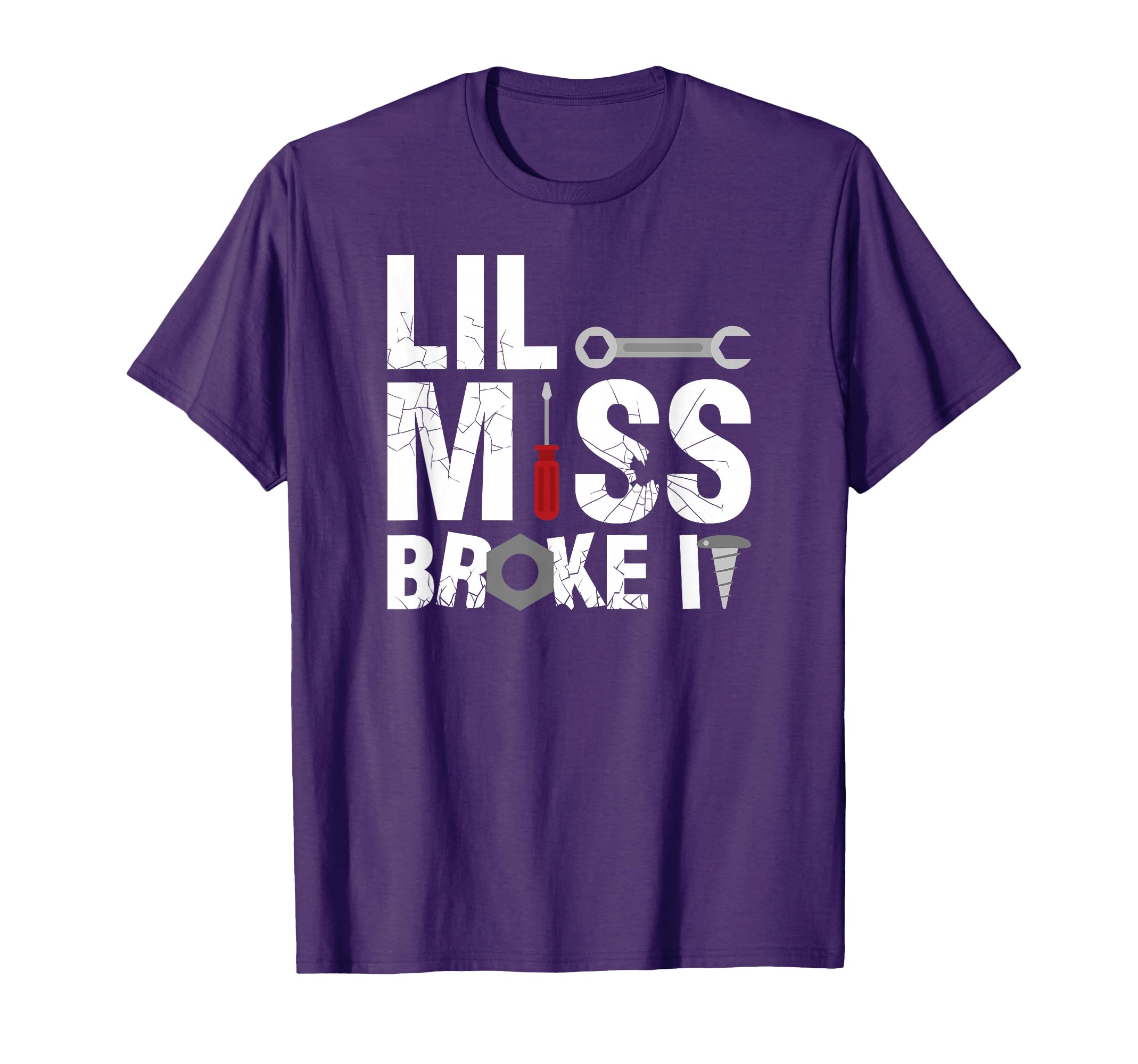 Father Daughter Lil Miss Broke It Part 2 T-Shirt - Custom Art Print Unisex - T-Shirt, Sweatshirt, Hoodie