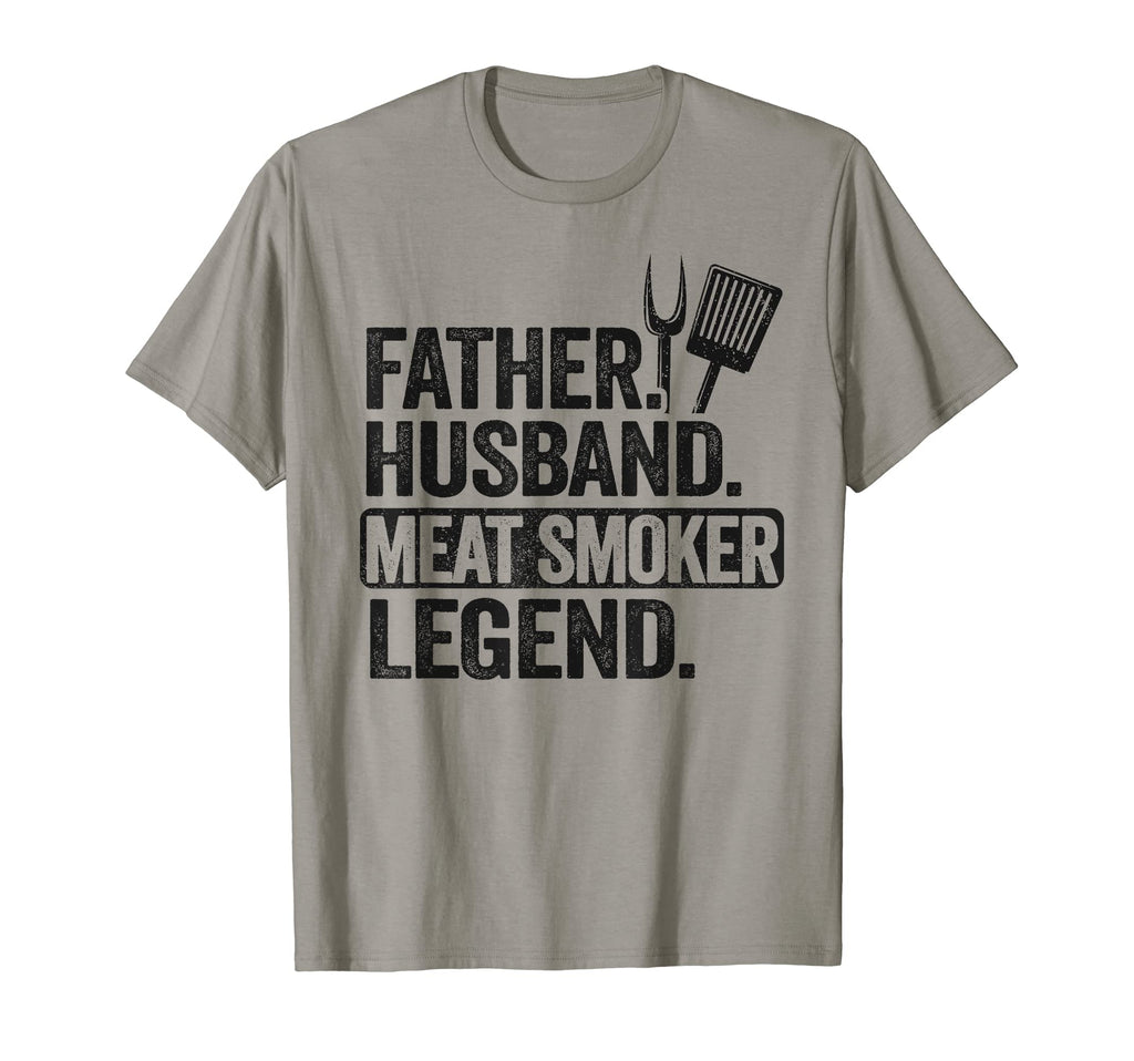 Mens Father Husband Meat Smoker T-Shirt - Aesthetic Graphic Men Women - T-Shirt, Sweatshirt, Hoodie