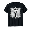 Florida Us Highway 1 State Road T-Shirt - Fun Novelty Design for Adults - T-Shirt, Sweatshirt, Hoodie