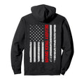 Delivery Truck Driver Dad 18 Wheeler Hoodie - Minimalist Print Men Women - T-Shirt, Sweatshirt, Hoodie