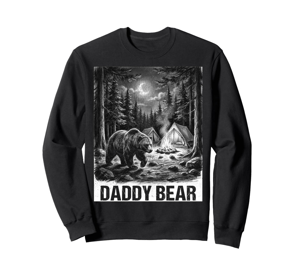 Daddy Bear Family Matching Dad Sweatshirt - Custom Art Print Men Women - T-Shirt, Sweatshirt, Hoodie