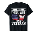 Proud Wife Veteran Nothing Scares T-Shirt - Custom Art Print for Adults - T-Shirt, Sweatshirt, Hoodie
