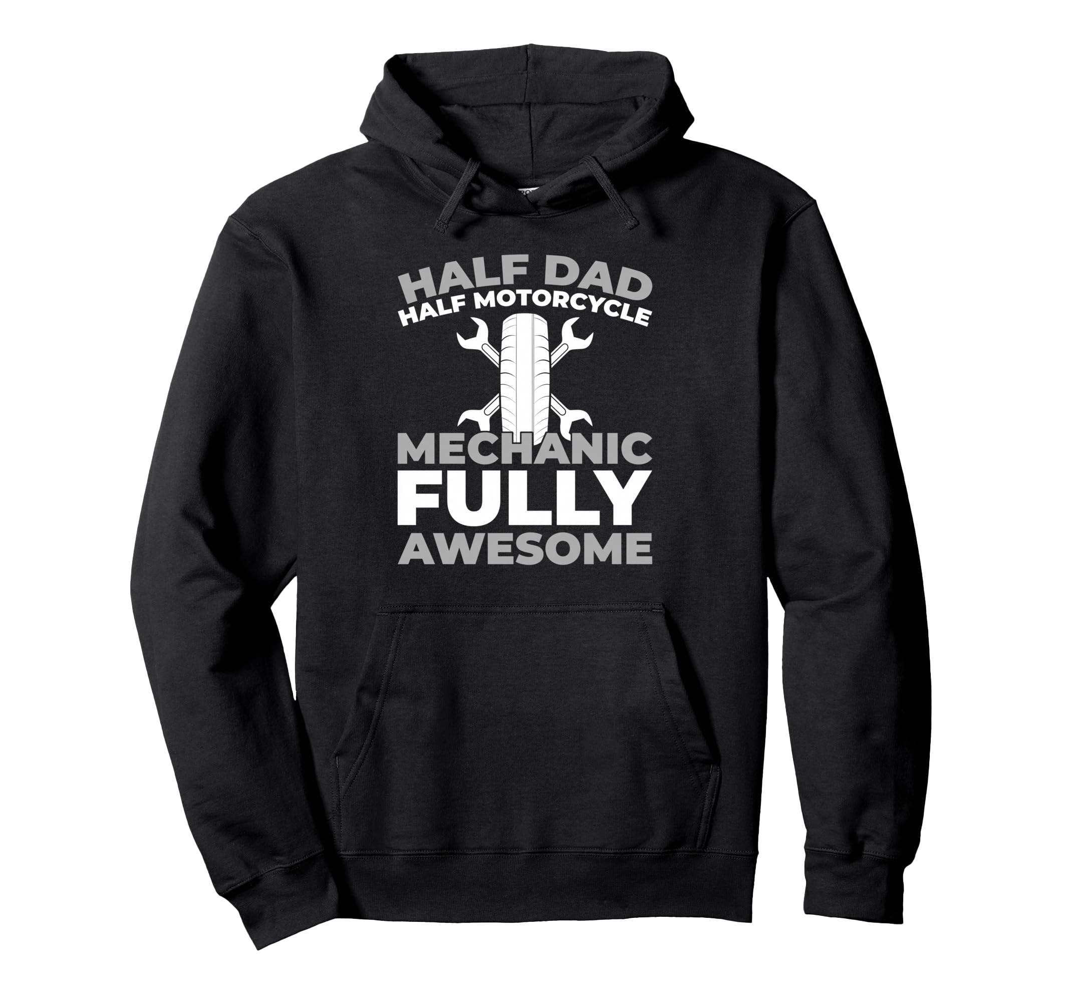 Motorcycle Mechanic Motorbike Garage Hoodie - Graphic Print for Adults - T-Shirt, Sweatshirt, Hoodie