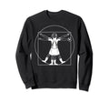 Soccer Player Da Vinci Vitruvian Sweatshirt - Fun Novelty Design Unisex - T-Shirt, Sweatshirt, Hoodie