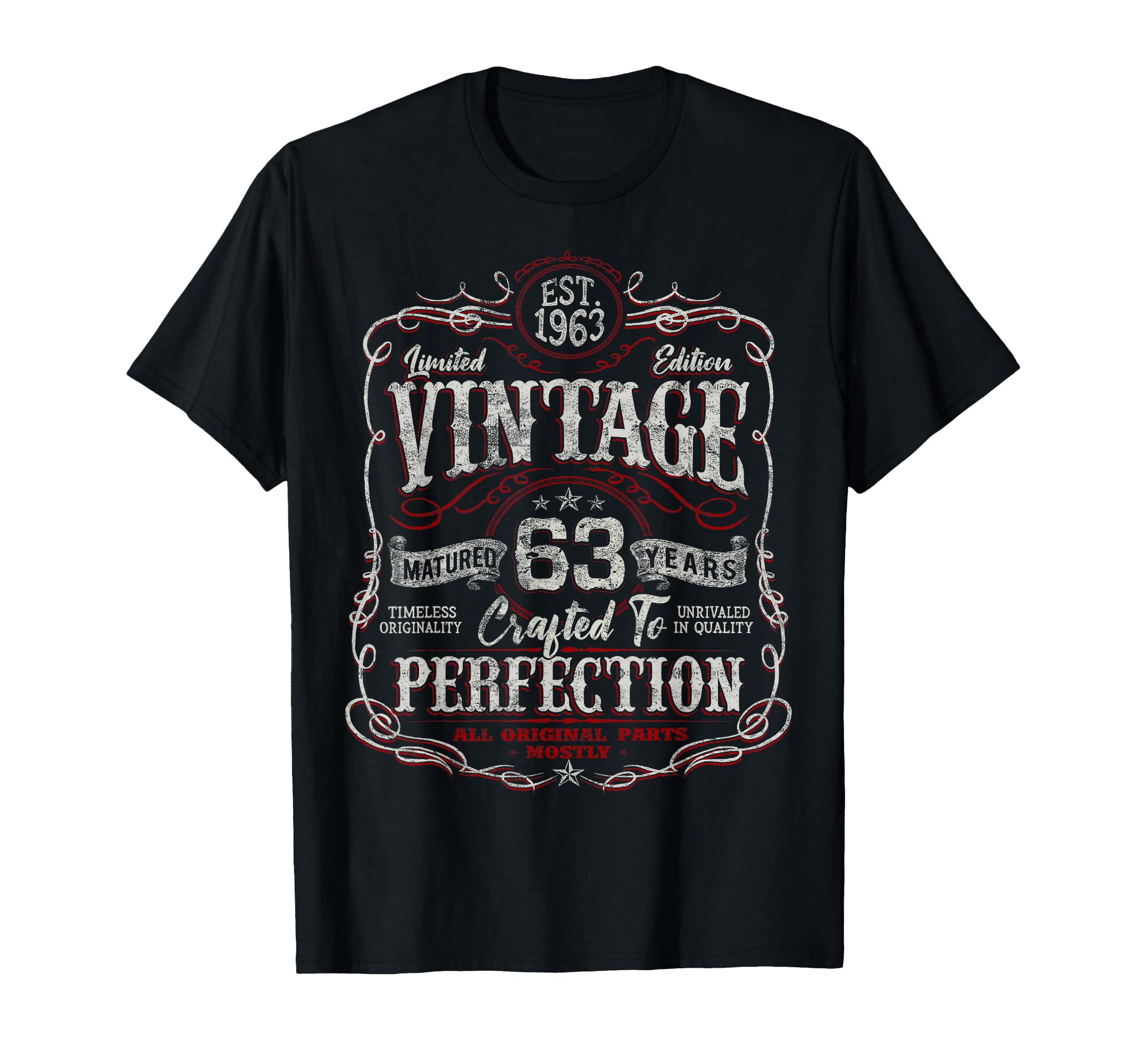1963 63 Year Old 63Rd Birthday T-Shirt - Novelty Apparel Men Women - T-Shirt, Sweatshirt, Hoodie