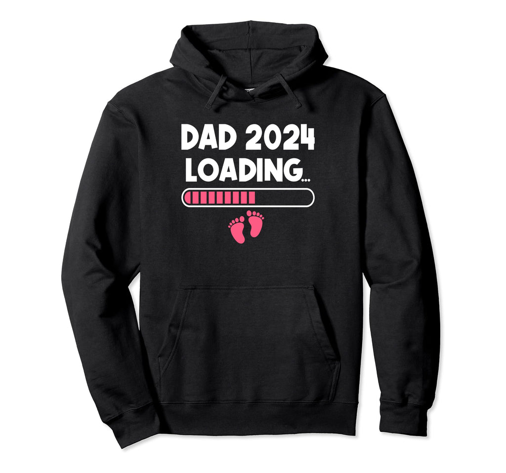 Dad 2024 Loading Its Pregnancy Hoodie - Trendy Graphic Men Women - T-Shirt, Sweatshirt, Hoodie