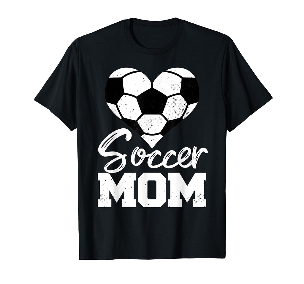 Soccer Mom Heart Funny Heartfelt T-Shirt - Casual Everyday Wear for Adults - T-Shirt, Sweatshirt, Hoodie