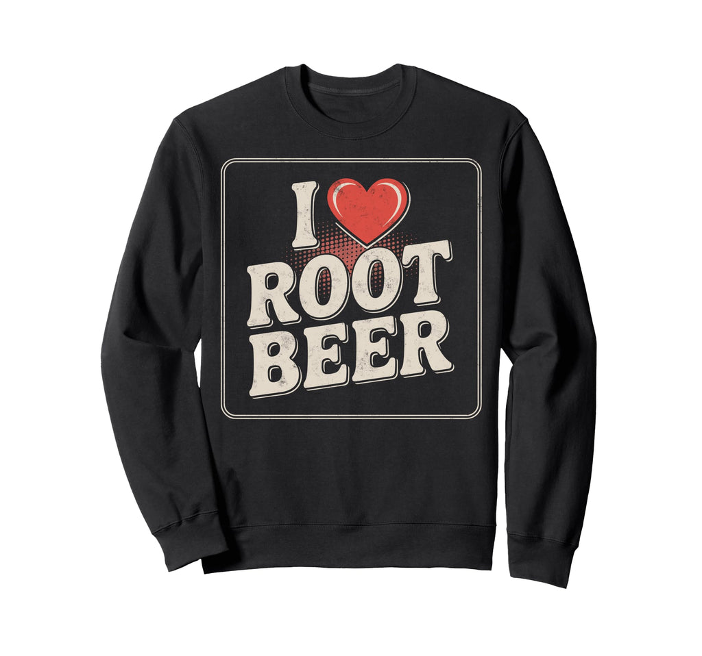 I Love Root Beer Lover Drinking Sweatshirt - Streetwear Style for Adults - T-Shirt, Sweatshirt, Hoodie
