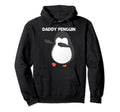 Penguin Dad Antarctic Animal Lovers Hoodie - Minimalist Print for Adults - T-Shirt, Sweatshirt, Hoodie