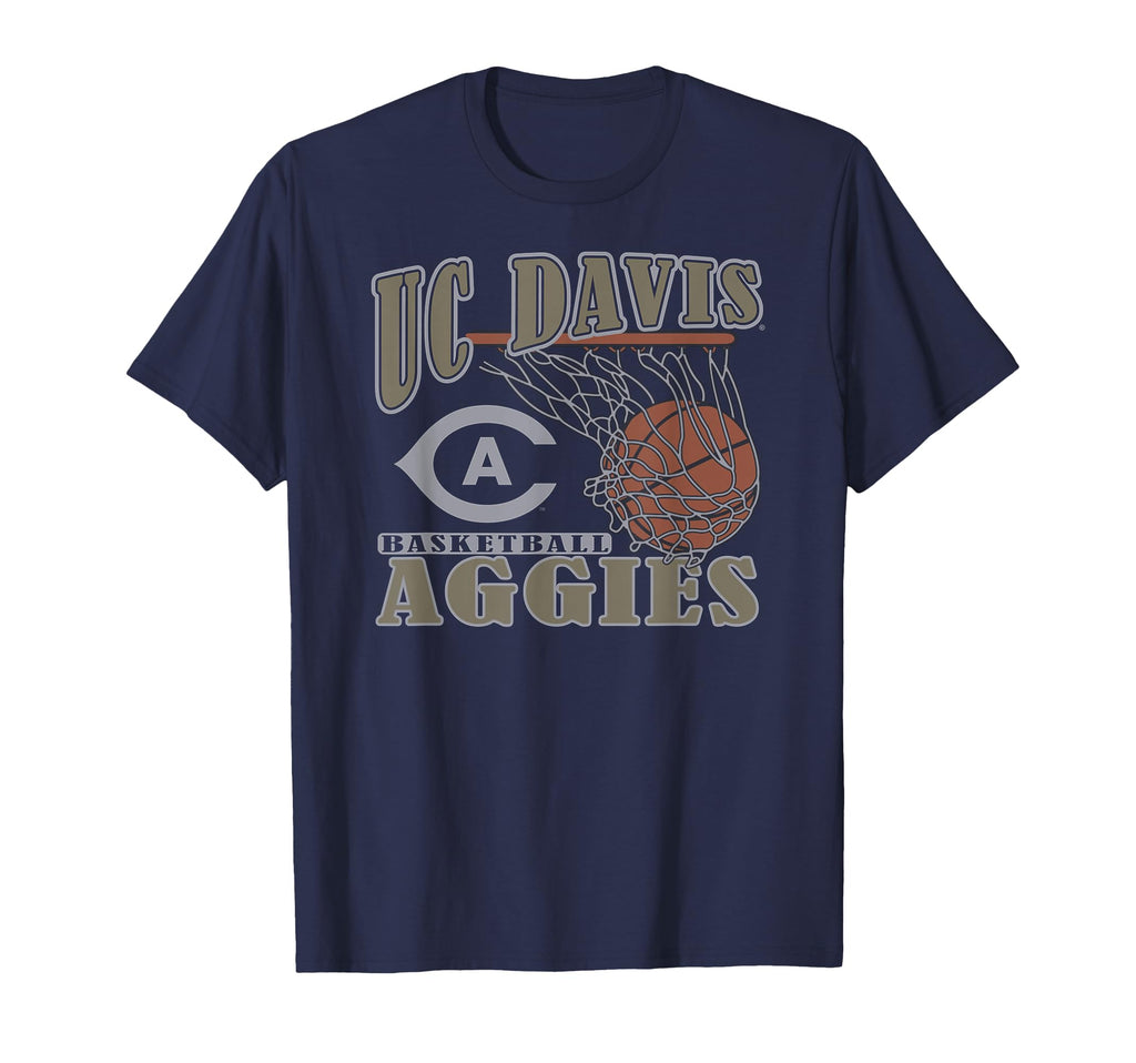 Uc Davis Aggies Basketball Lift Navy T-Shirt - Fun Novelty Design Unisex - T-Shirt, Sweatshirt, Hoodie
