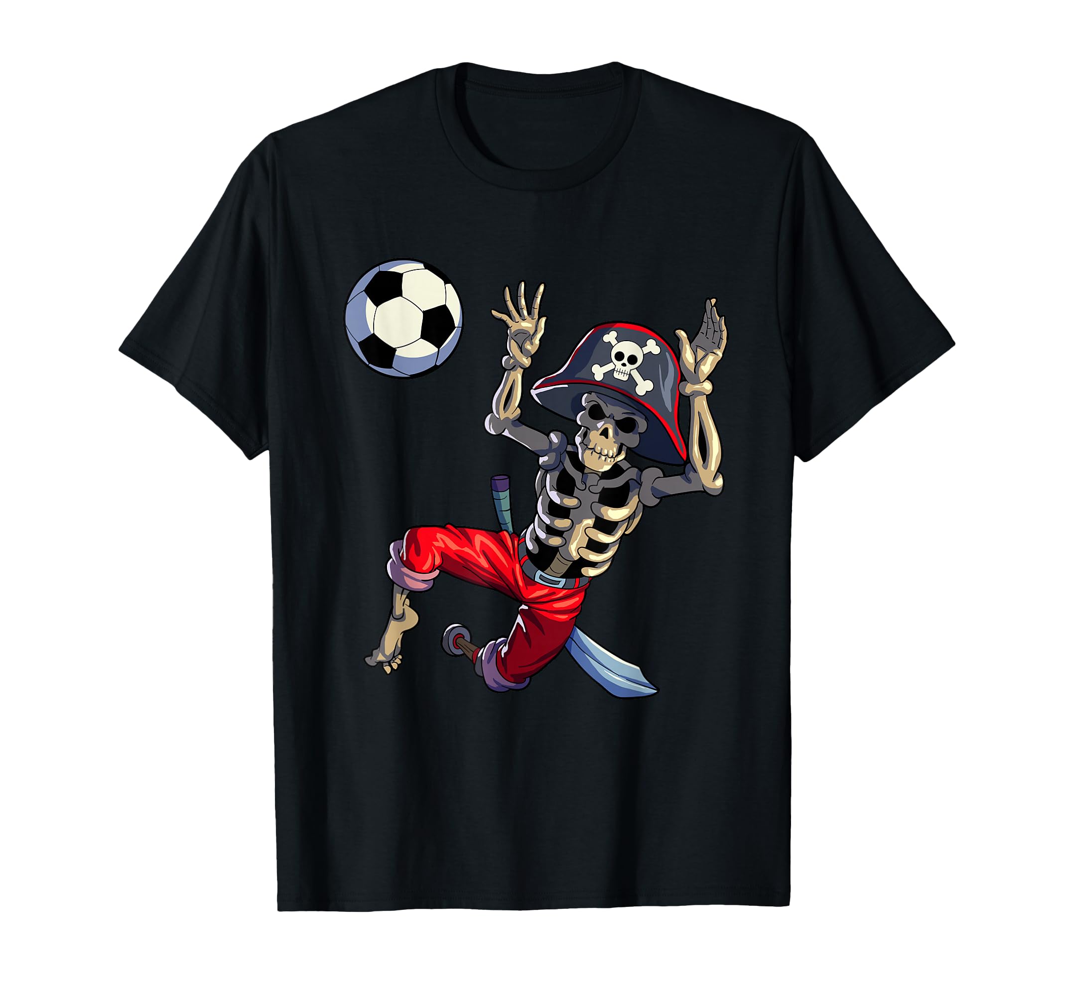 Soccer Skeleton Halloween Soccer T-Shirt - Streetwear Style Unisex - T-Shirt, Sweatshirt, Hoodie