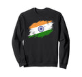 India Soccer Fan Tattered Indian Sweatshirt - Minimalist Print Men Women - T-Shirt, Sweatshirt, Hoodie