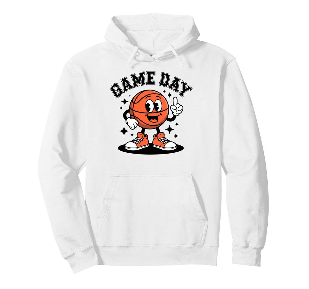 Basketball Player Fan Dad Game Day Funny Hoodie - Graphic Print Unisex - T-Shirt, Sweatshirt, Hoodie