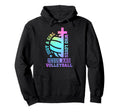 Just Who Loves Jesus And Volleyball Hoodie - Novelty Apparel Unisex - T-Shirt, Sweatshirt, Hoodie